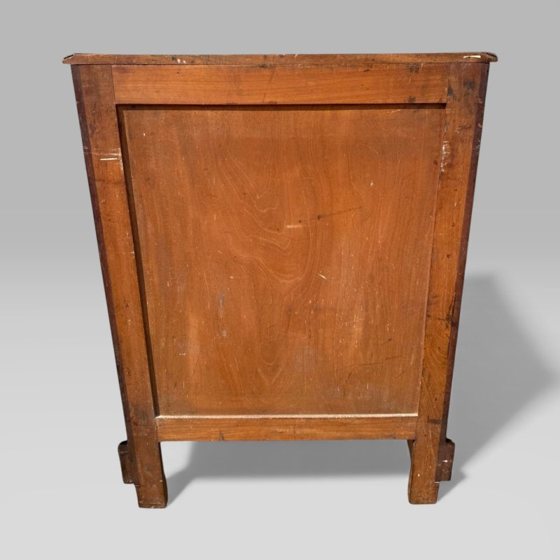 Antique French Napoleon III Ebonised Tortoiseshell Boulle & Marble Pier Cabinet - Image 10